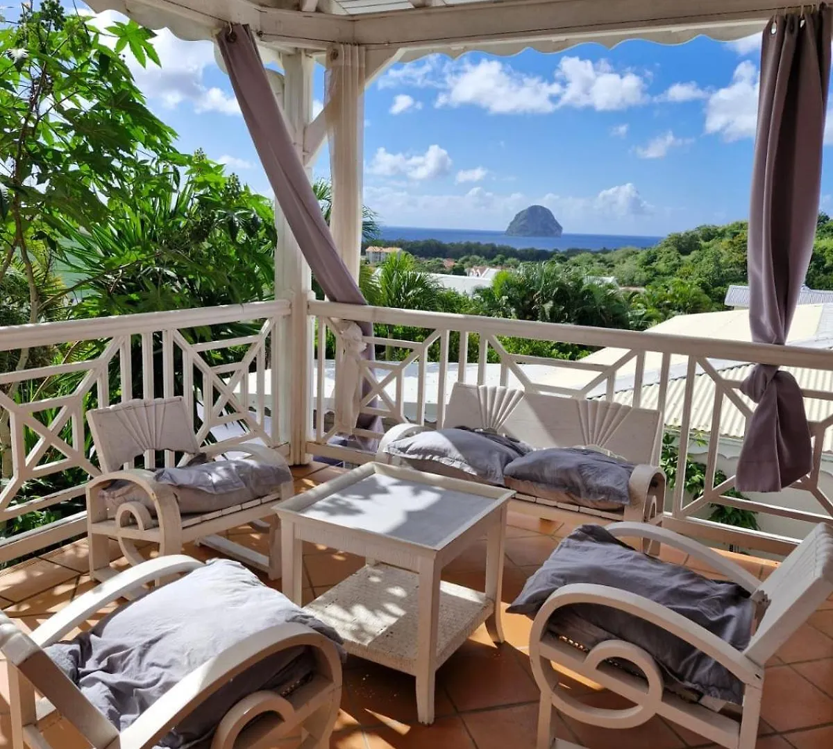 Tropicalys - Maison Vue Sur Mer, Plage 10M A Pied 勒迪亚芒